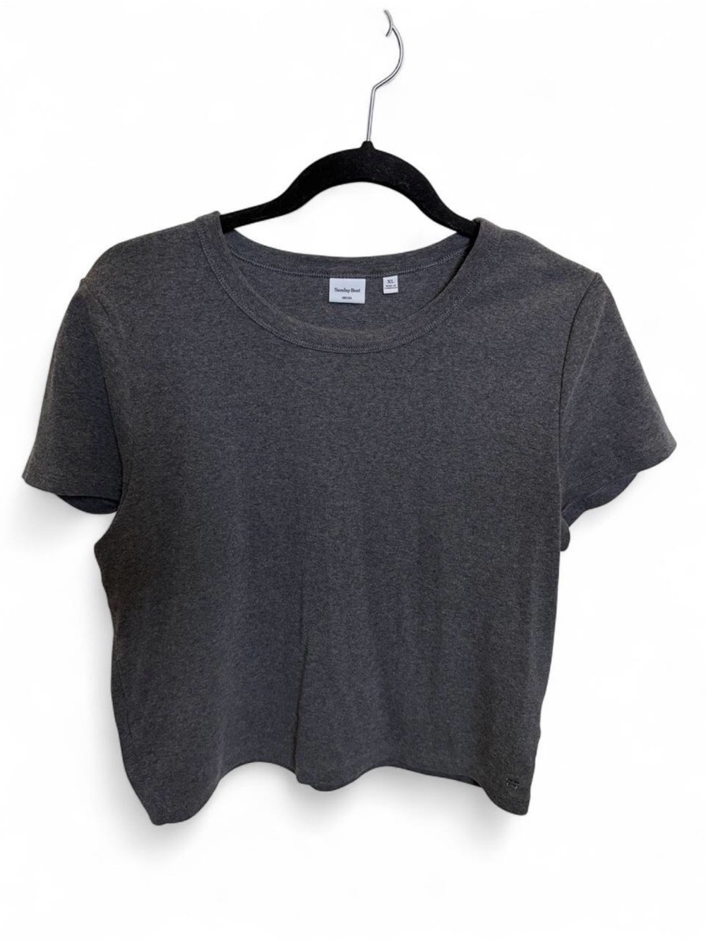 Aritzia Sunday Best Gray Soft Tee